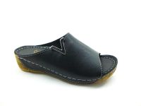 Bayan Terlik Hakiki Deri - Siyah - 285 - Thumbnail