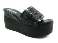 Bayan Terlik Taşlı - Siyah - 433 - Thumbnail