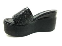 Bayan Terlik Taşlı - Siyah - 433 - Thumbnail