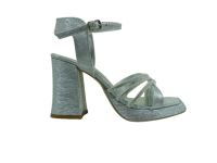 çarıkçım - Bayan Topuklu Ayakkabı Gümüş-Simli 156 MG 6002