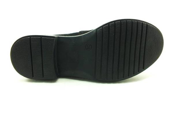 Beety Fermuarlı Bayan Bot xSiyah-Süet 90 156