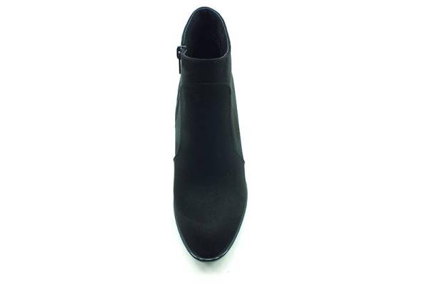 Beety Fermuarlı Bayan Bot xSiyah-Süet 90 4531