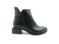 Beety Fermuarlı Topuklu Bot Siyah 86 840 - Thumbnail