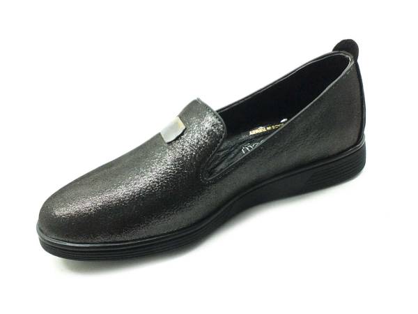 Beety Gerçek Deri Bayan Ayakkabısı Platin 90 8001