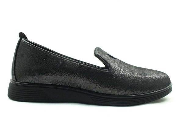 Beety Gerçek Deri Bayan Ayakkabısı Platin 90 8001