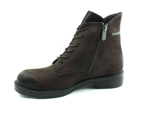 Beety Hakiki Deri Kadın Botu - Kahverengi-Nubuk - 317