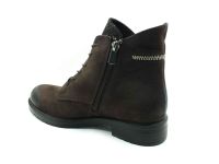 Beety Hakiki Deri Kadın Botu - Kahverengi-Nubuk - 317 - Thumbnail