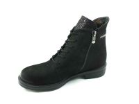 Beety Hakiki Deri Kadın Botu - Siyah-Nubuk - 317 - Thumbnail