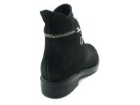 Beety Hakiki Deri Kadın Botu - Siyah-Nubuk - 317 - Thumbnail