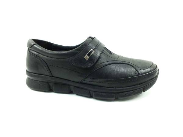 Beety Kemik Çıkıntısı Detaylı Hakiki Deri Ayakkabı - Siyah - Z-604