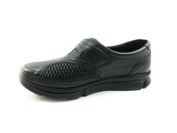 Beety Kemik Çıkıntısı Detaylı Hakiki Deri Ayakkabı - Siyah - Z-604