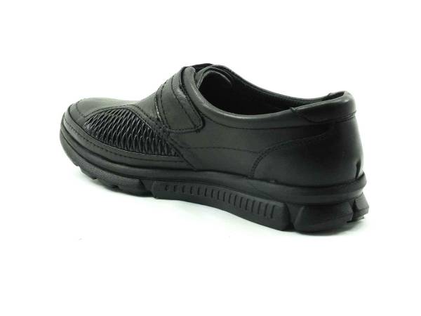 Beety Kemik Çıkıntısı Detaylı Hakiki Deri Ayakkabı - Siyah - Z-604