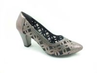 Beety Topuklu Kadın Ayakkabı Platin 90 9115 - Thumbnail