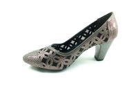 Beety Topuklu Kadın Ayakkabı Platin 90 9115 - Thumbnail