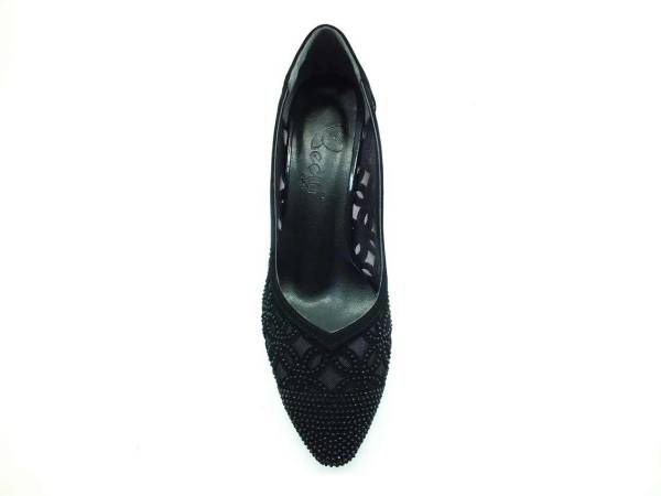 Beety Topuklu Kadın Ayakkabı xSiyah-Süet 90 9115