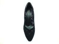 Beety Topuklu Kadın Ayakkabı xSiyah-Süet 90 9115 - Thumbnail