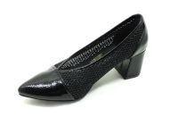 Beety Yazlık Topuklu Kadın Ayakkabısı Siyah-Kırışık 90 68.08 - Thumbnail