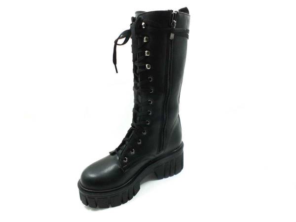 Caprito Fermuarlı Uzun bot Siyah 13 K-810