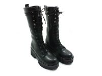 Caprito Fermuarlı Uzun bot Siyah 13 K-810 - Thumbnail