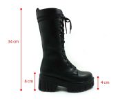 Caprito Fermuarlı Uzun bot Siyah 13 K-810 - Thumbnail