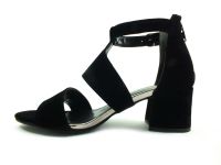 Caprito Gladyatör Bayan Sandalet xSiyah-Süet 13 38205 - Thumbnail