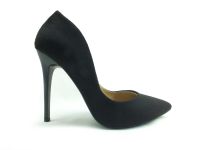 Caprito İnce Topuklu Kadın Stiletto Siyah-Süet 13 1800 - Thumbnail