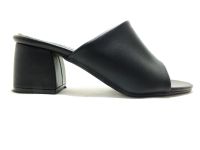 Caprito Kalın Topuklu Kadın Terliği Siyah 13 19124 - Thumbnail