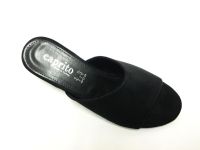 Caprito Kalın Topuklu Kadın Terliği Siyah-Süet 13 19124 - Thumbnail