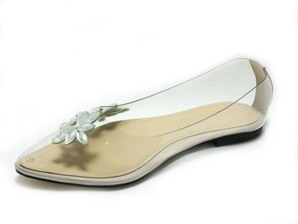 Caprito Şefaf Kadın Babet Ayakkabı Ten-Şeffaf 13 1087