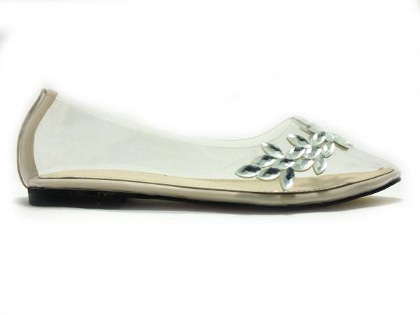 Caprito Şefaf Kadın Babet Ayakkabı Ten-Şeffaf 13 1087