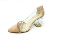 Caprito Şeffaf Topuklu Kadın Ayakkabı Ten-Rugan 13 Y-3805 - Thumbnail