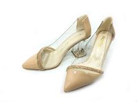 Caprito Şeffaf Topuklu Kadın Ayakkabı Ten-Rugan 13 Y-3805 - Thumbnail