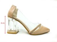 Caprito Şeffaf Topuklu Kadın Ayakkabı Ten-Rugan 13 Y-3805 - Thumbnail