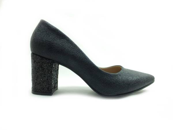 Caprito Simli Topuklu Kadın Ayakkabı - Siyah - 1300