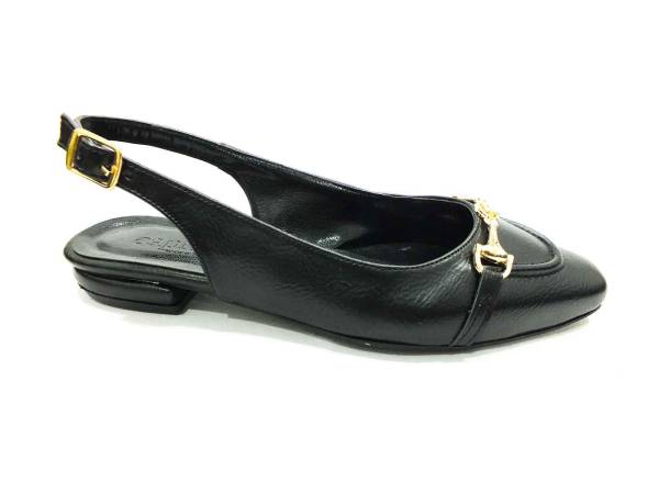 Caprito Tokalı Kadın Sandalet Siyah 13 Y-151