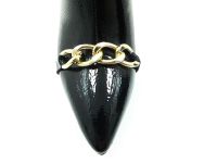 Caprito Topuklu Bot Siyah-Kırışık 13 K-239-9 - Thumbnail