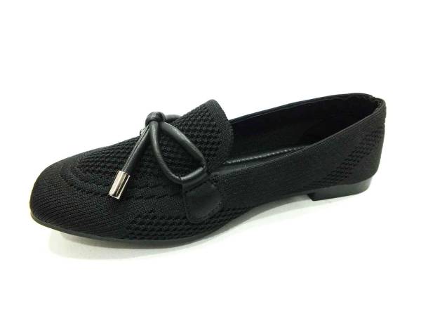 Caprito Triko Kadın Babet Siyah 13 Y-051
