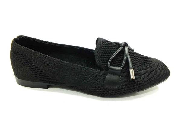 Caprito Triko Kadın Babet Siyah 13 Y-051