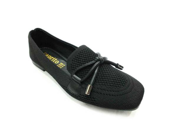 Caprito Triko Kadın Babet Siyah 13 Y-051