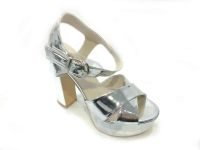 çarıkçım - Çarıkçım 12 cm Topuklu Platformlu Ayakkabı Gümüş-Ayna 114 85 (1)