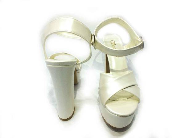 Çarıkçım 12 cm Topuklu Platformlu Ayakkabı Sedef 114 85