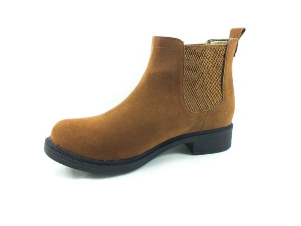Çarıkçım Bağcıksız Kadın Bot - Taba-Süet - 640-04