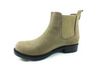 Çarıkçım Bağcıksız Kadın Bot - Bej-Süet - 640-04 - Thumbnail