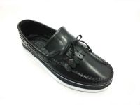 Çarıkçım Casual Yazlık Ayakkabı Siyah-Beyaz 130 S-100 - Thumbnail