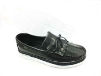 Çarıkçım Casual Yazlık Ayakkabı Siyah-Beyaz 130 S-100 - Thumbnail