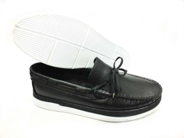 Çarıkçım Casual Yazlık Ayakkabı Siyah-Beyaz 130 S-110