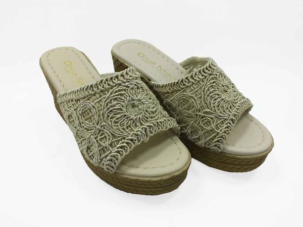 Çarıkçım Dolgu Topuk Kadın Terliği Bej 118 16