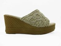 Çarıkçım Dolgu Topuk Kadın Terliği Bej 118 16 - Thumbnail