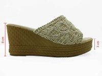 Çarıkçım Dolgu Topuk Kadın Terliği Bej 118 16 - Thumbnail