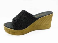 Çarıkçım Dolgu Topuk Kadın Terliği Siyah 118 16 - Thumbnail